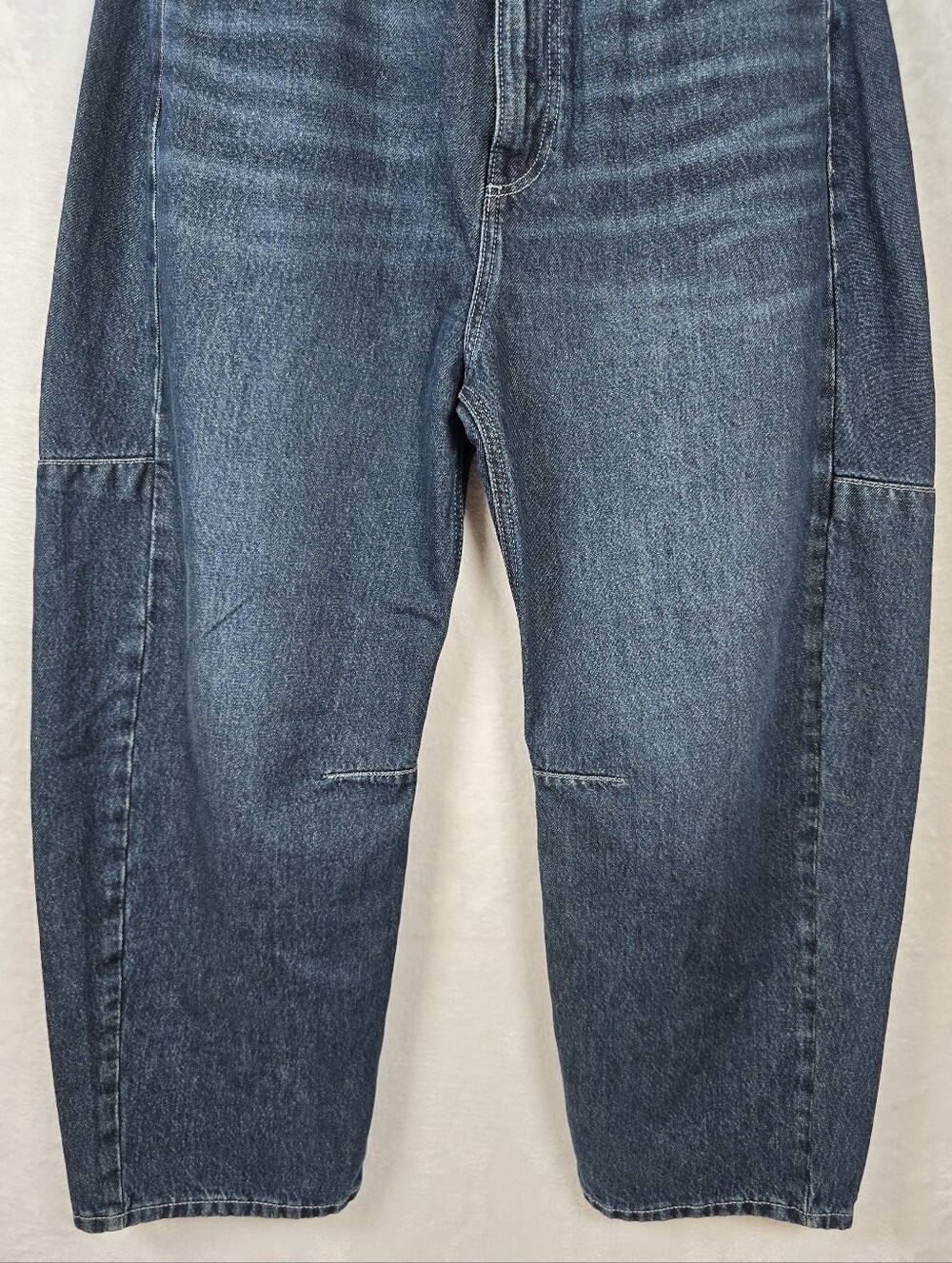 Rag & Bone The Chase High-Rise Barrel Jeans Grafton Blue Sz.28 - Picture 5 of 16
